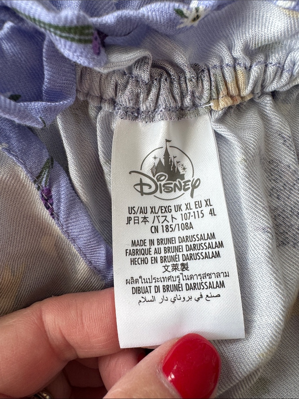 NWT Disney Parks XL Epcot France Pavilion Provincial Minnie Lavender Dress - Picture 3 of 7